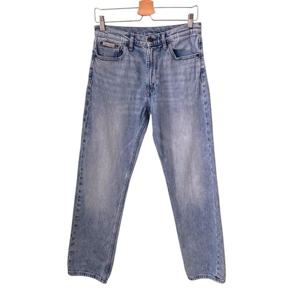 Calvin Klein Vintage Vibe Classic Blue Denim Original Straight Jeans in W26 - Picture 2 of 12